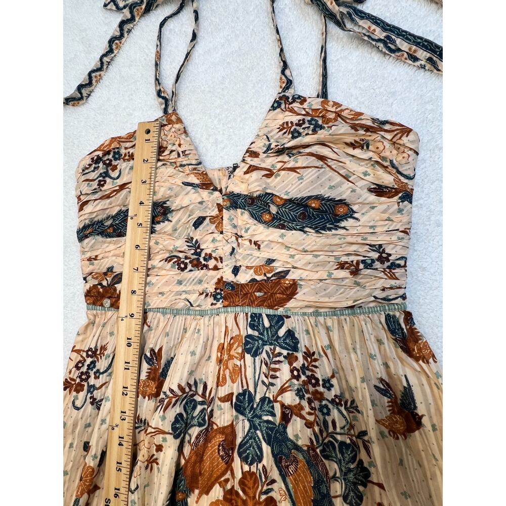 Ulla Johnson Portia Floral Print Midi Dress Boho Cottagecore Costal Summer, Sz 6 - Picture 8 of 14